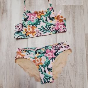 Vanilla Beach girls two piece swimsuit Size:S